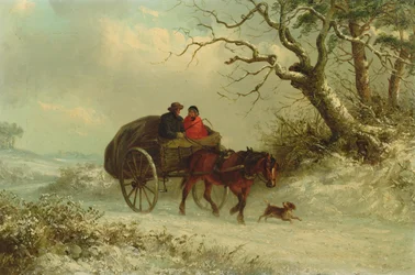 Aller au marché en hiver